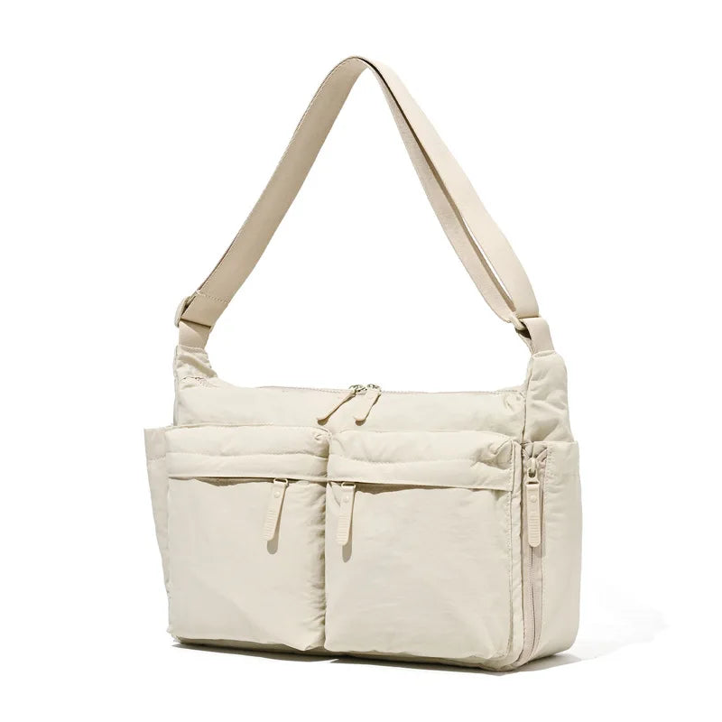Women's Nylon Tote Bag – Practical and Stylish Multipocket Design