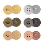 Lot de 10 boutons à pression magnétiques
