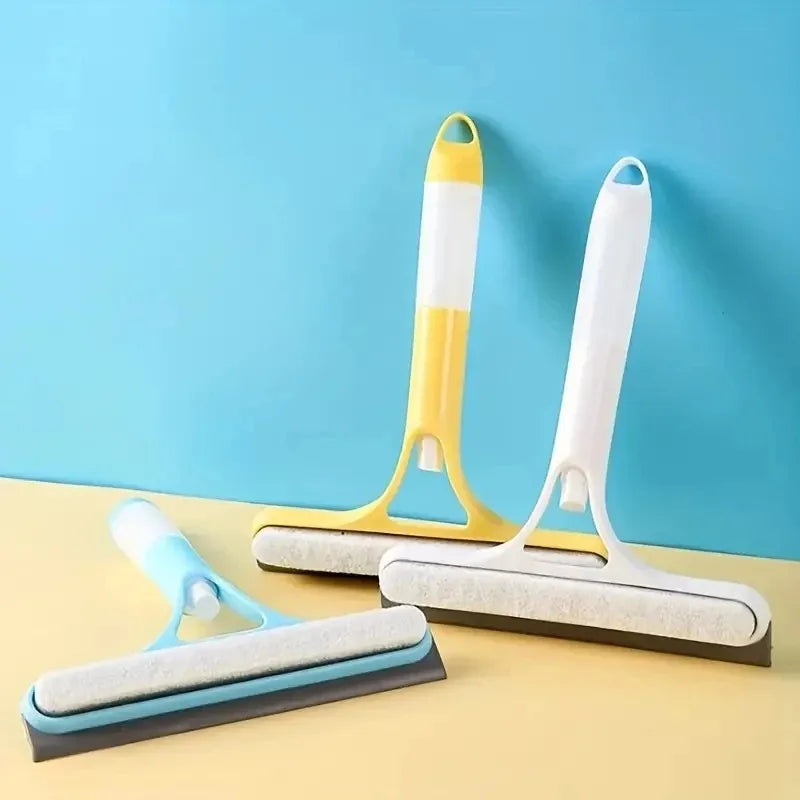 2x Raclette Double Face à Pulvérisation Intégrée