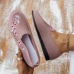 Ballerines en Maille respirante Détail Broderie - Printemps 2025