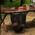 Porte-Poubelle de Camping en Acier Résistant - Fixation Table