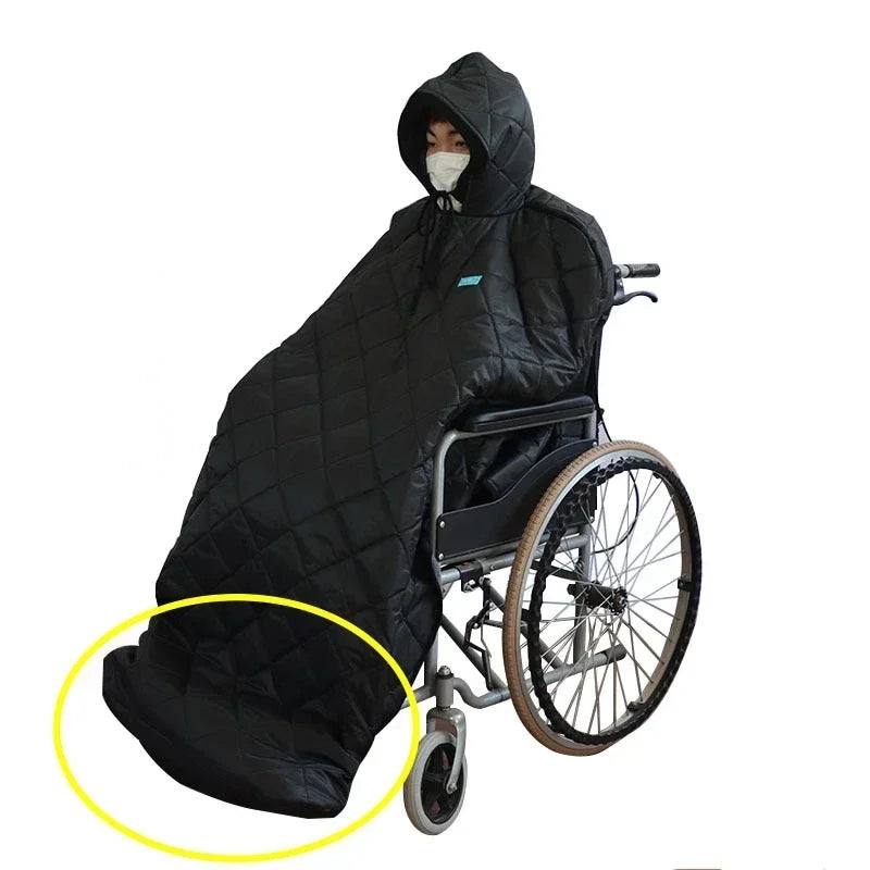 Couverture Coupe-Vent Hiver pour Fauteuil Roulant
