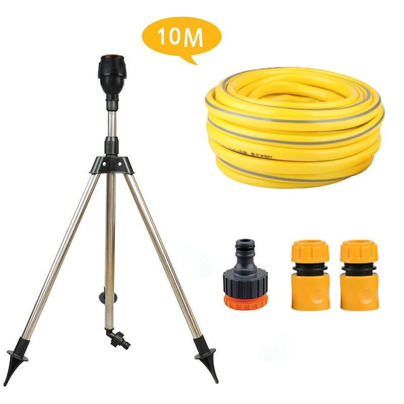 Arroseur Jardin 360° avec Trépied Inox