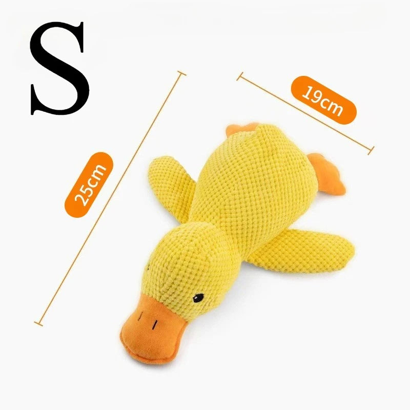 Ducky - Jouet Canard en Peluche pour Chiens Résistant à la Mastication
