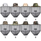 Chapeau anti-moustique pliable unisexe avec filet