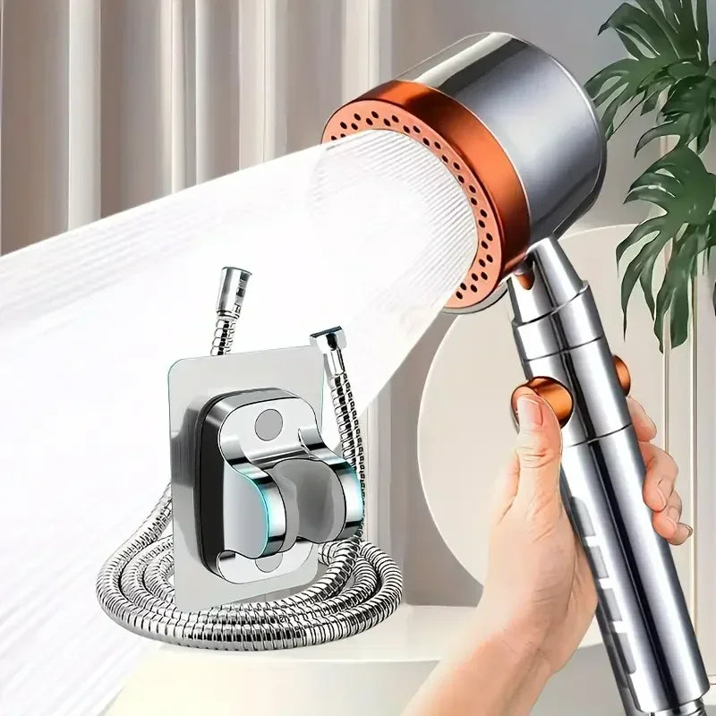 Cabezal de Ducha de Chorro Potente con Filtro Anti-Impurezas