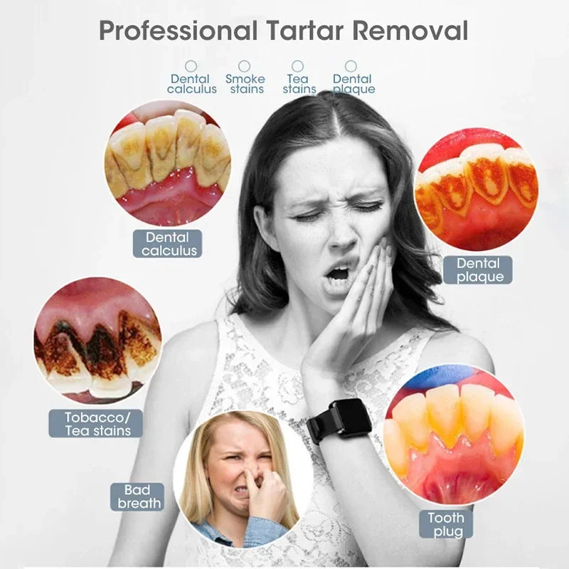 Brosse à Dents Sonique 3 en 1 – Haute Fréquence & Blanchiment