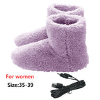 Chauffe-Pieds Bottes USB en Peluche Douce