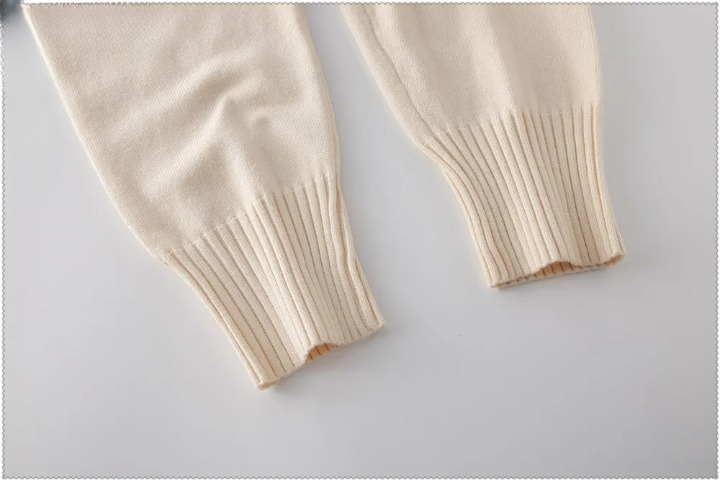Ensemble décontracté 2PCS -Pull col roulé et Pantalon confortable