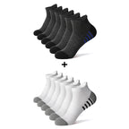 Lot de 12 Socquettes en Coton Respirant Mixte