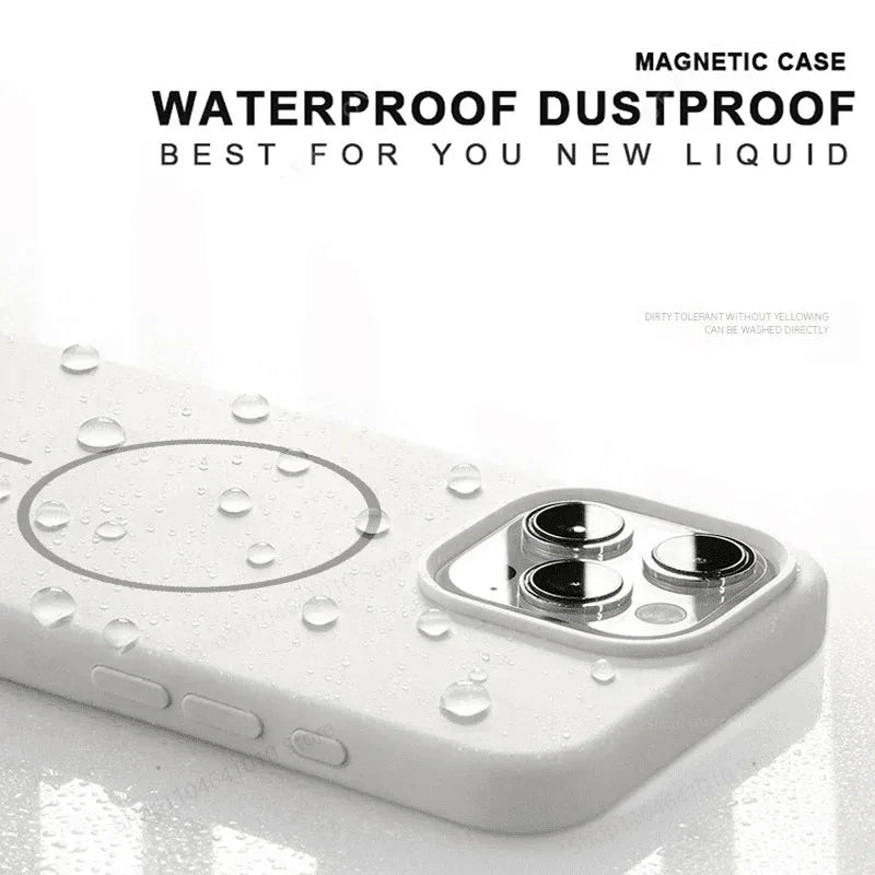 Coffret Smartphone - Coque Magnétique en Silicone & Dragonne