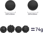 8x Boules Sensorielles Magnétiques en Silicone - Anti-Stres & Concentration