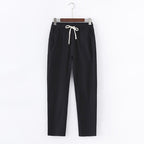 Linen and Cotton Trousers - Women