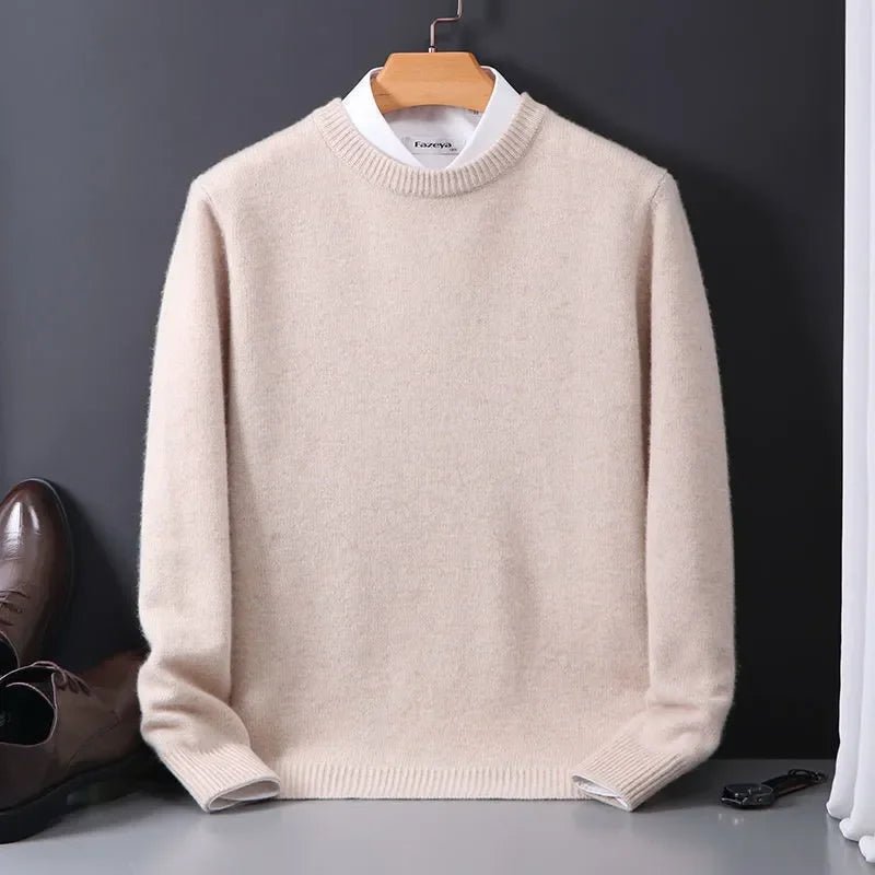Pull col rond doux et intemporel pour Homme
