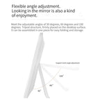 Miroir de Maquillage LED Réglable & Tactile