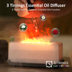Diffuseur Effet Cheminée Cosy Home - 7 Couleurs & 3 Minuteurs