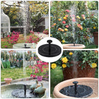Fontaine solaire RVB