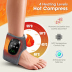 Masseur Électrique Pieds & Chevilles Sans Fil – Chauffant avec Vibrations