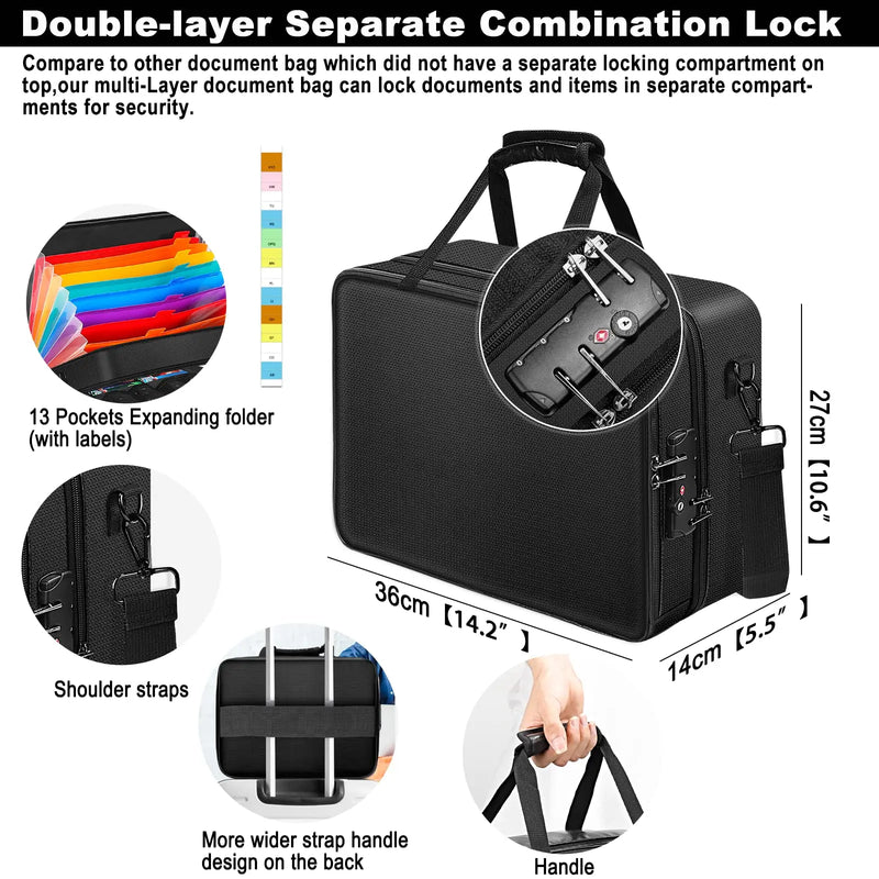Sac Organisateur pour documents à Code