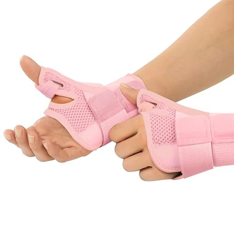 Lot de 2 Attelles de Poignet et Pouce - Soutient & Soulage les douleurs