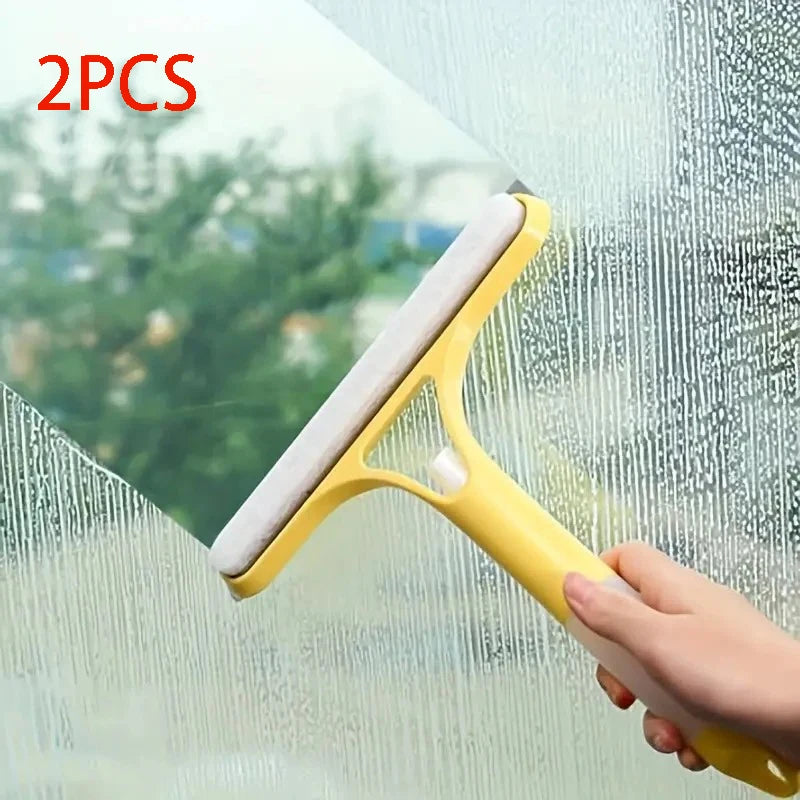 2x Raclette Double Face à Pulvérisation Intégrée