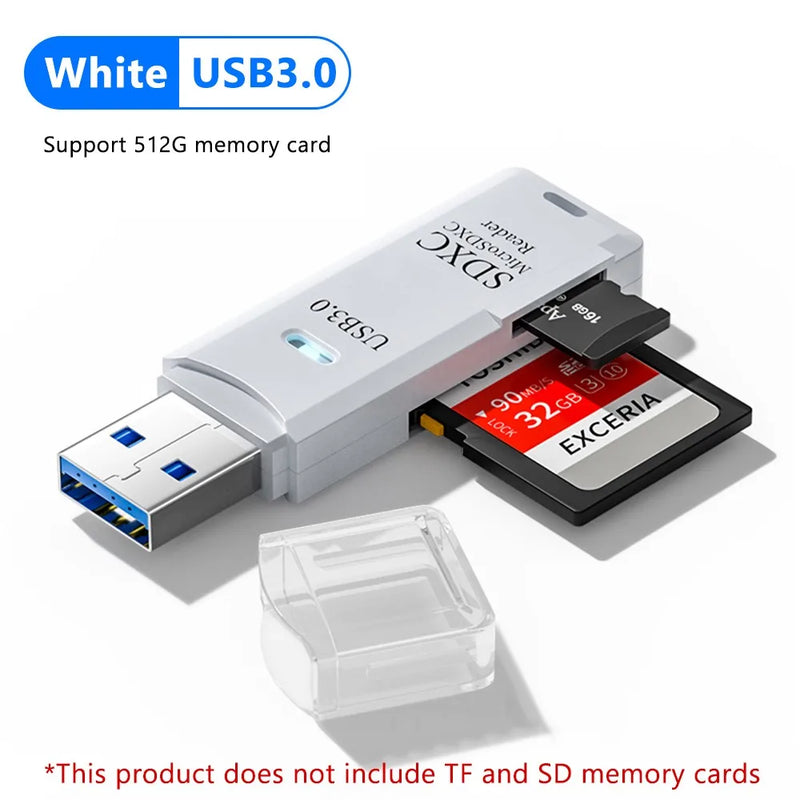 2x Mini Lecteur Carte Mémoire USB 3.0 SD Micro SD TF OTG - Haute Vitesse et Compatibilité