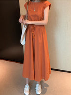 Robe ample vintage en coton - Collection 2024