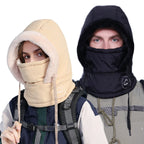 Cagoule Polaire Thermique Froid eXtrême - Cache-cou intégré