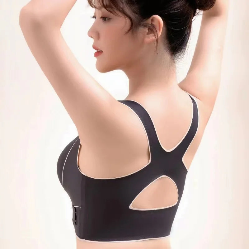 Brassière de sport maintien extrème - Bandes croisées avant