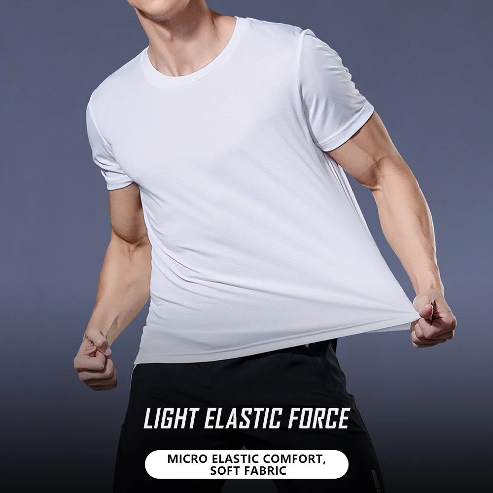 T-Shirt de Sport Séchage Rapide et Manches Courtes