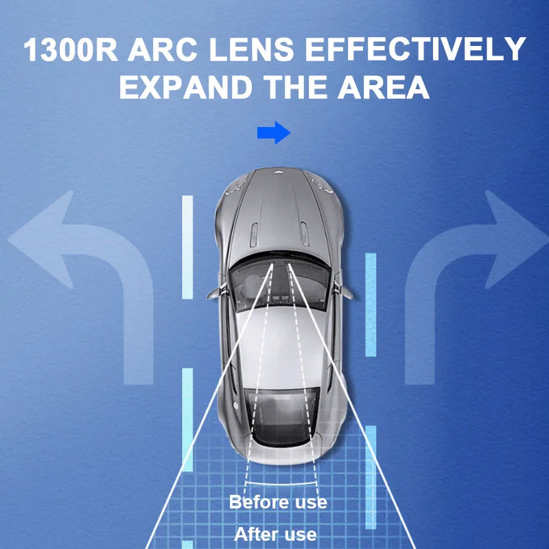 Rétroviseur intérieur Grand Angle Anti-Éblouissement