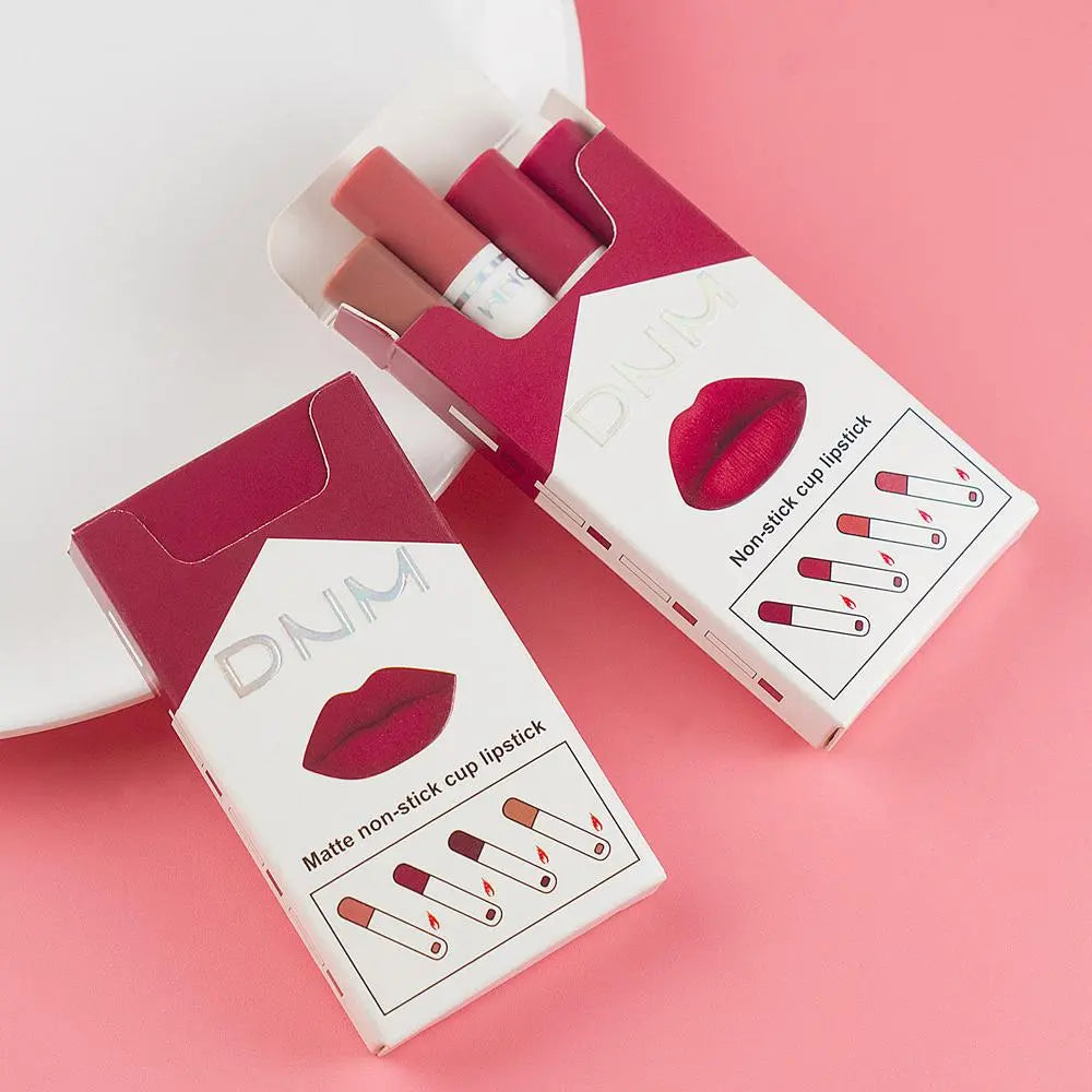 Coffret de 4 Rouges à lèvres Glossy Longue Tenue