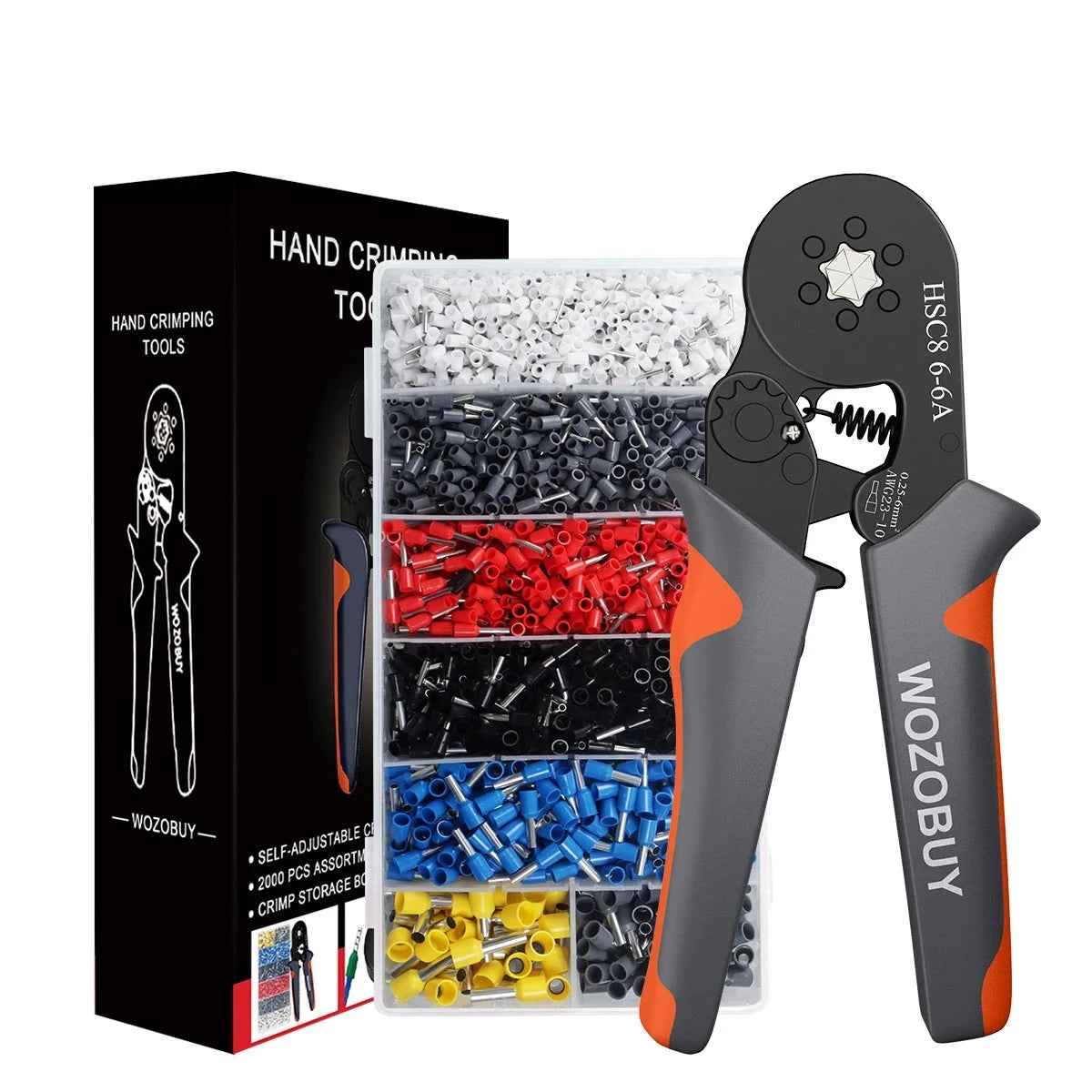 Kit d'outils de sertissage de connecteur de borne 2000PCS