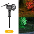 2x Projecteur de jardin LED solaire et étanche