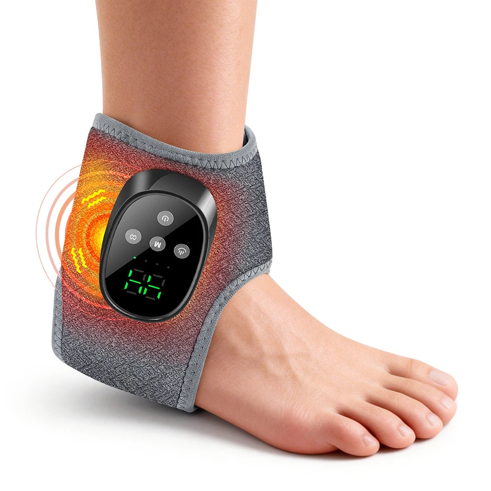 Masseur Électrique Pieds & Chevilles Sans Fil – Chauffant avec Vibrations