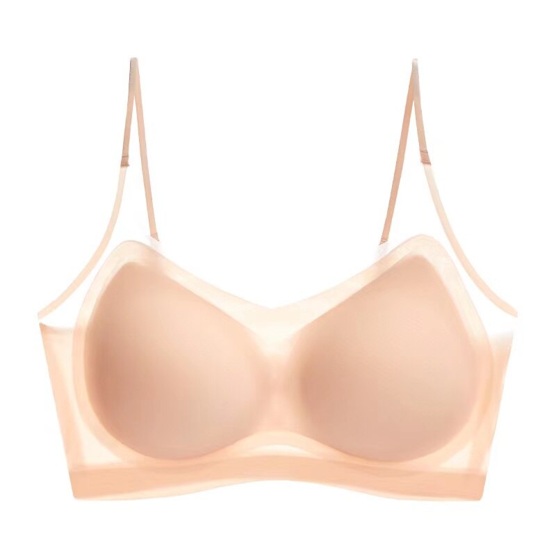 Bralette sans coutures en soie glacée confortable - 1+1 OFFERT