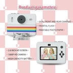Appareil Photo Numérique 2.8" HD pour Enfants avec Impression Instantanée