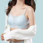 Bralette sans coutures en soie glacée confortable - 1+1 OFFERT