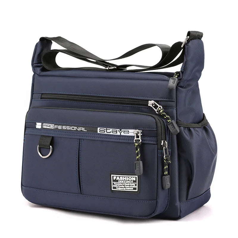 Sac Bandoulière Homme Grande Capacité Multipoches