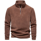Pull polaire col cheminé à zip