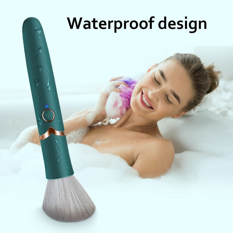 HOTBRUSH - Vibromasseur pinceau de maquillage chauffant