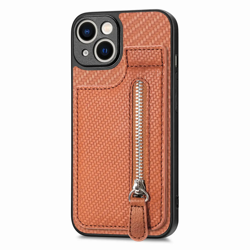 Coque pour iPhone avec porte-carte et porte-monnaie