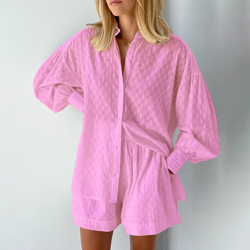Ensemble 2PCS Chemise et short ultra-léger