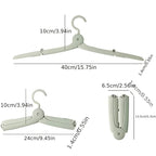 Lot de 6 Mini Cintres de Voyage Pliables