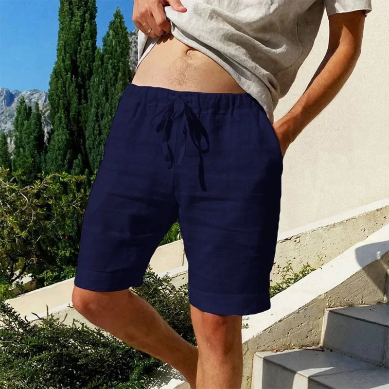 Pantalon Court Homme Léger – Look Estival Chic