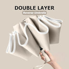 Parapluie inversé à double couche automatique