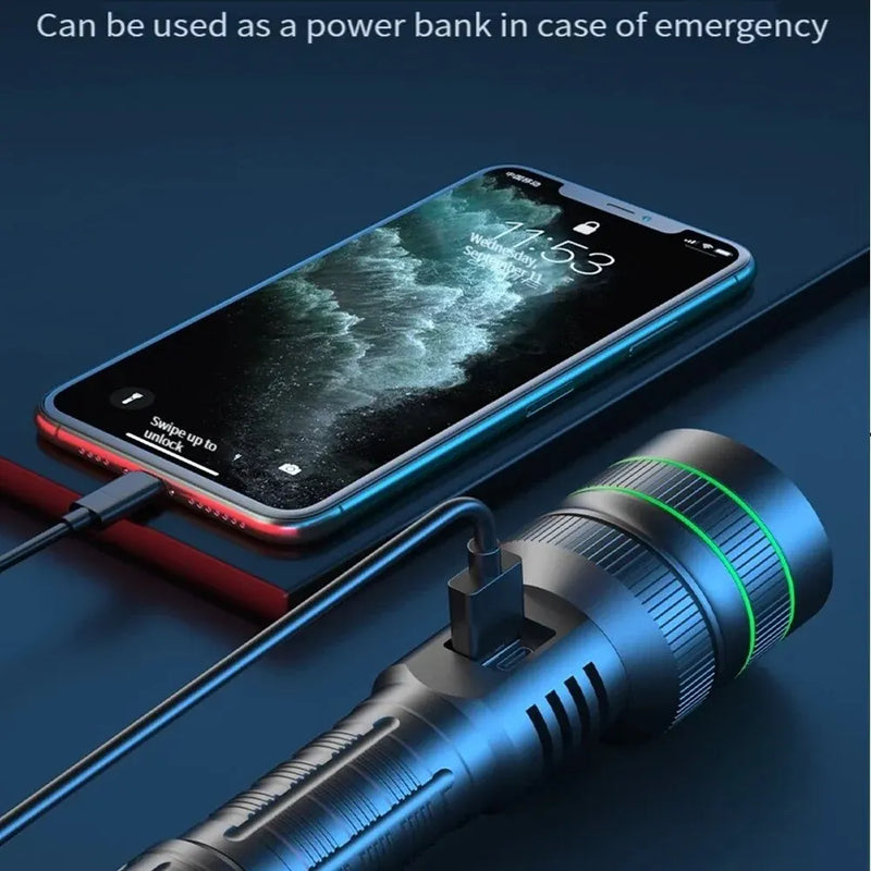 Lampe Torche LED 5 modes - ULTRA longue portée