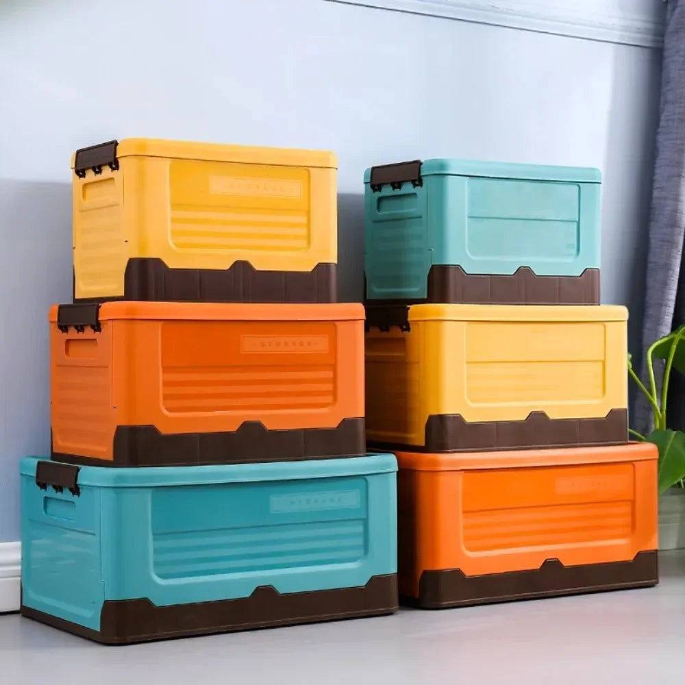 Boîte de rangement pliable multifonctionnelle