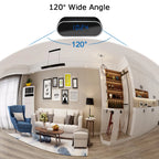 Réveil Connecté Espion pour Maison WIFI DVR Full HD 1080P