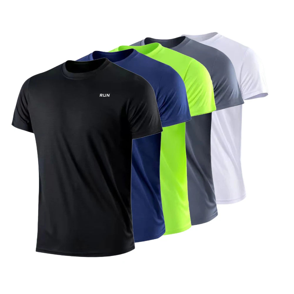 T-Shirt de Sport Séchage Rapide et Manches Courtes